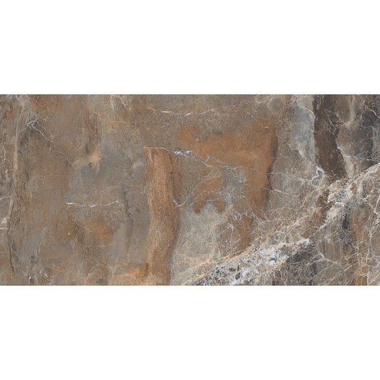 Quantum Brown | 60x120 Artisan Carved Earth Matte