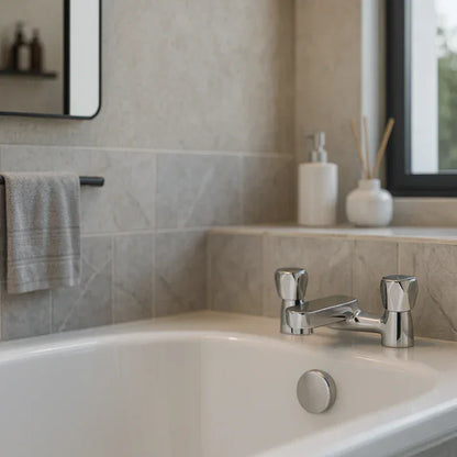 Vitality Dual-Control Bath Filler – Polished Chrome