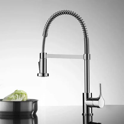 Spring Professional Pull-Out Kitchen Mixer – Polished Chrome