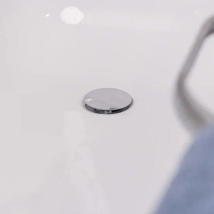 Chrome Easy-Clean Click-Clack Bath Waste with Integrated Overflow