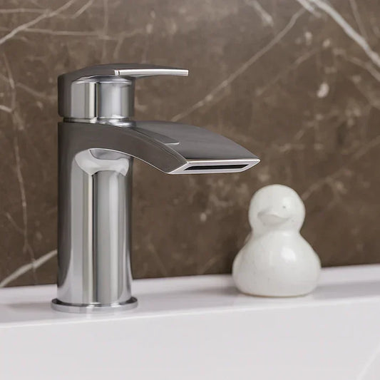 Ellsi Spear Chrome Waterfall Mono Basin Mixer