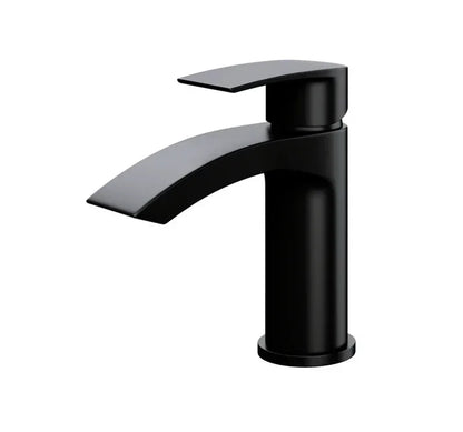 Ellsi Spear Matt Black Waterfall Mono Basin Mixer