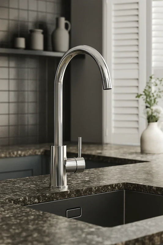 Tivoli Stainless Steel Single-Lever Kitchen Mixer – Polished Chrome