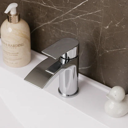 Ellsi Spear Chrome Waterfall Mono Basin Mixer