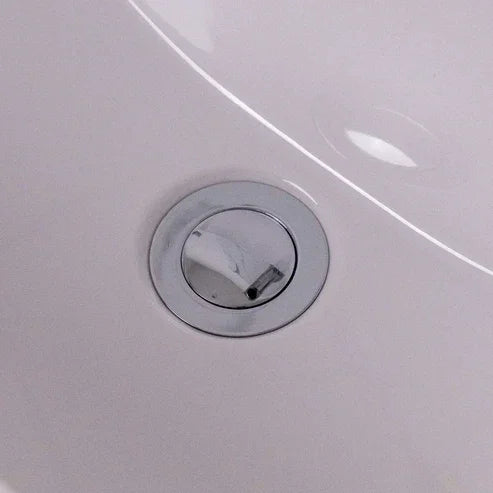 Chrome Slotted Push-Button Basin Waste – 60mm
