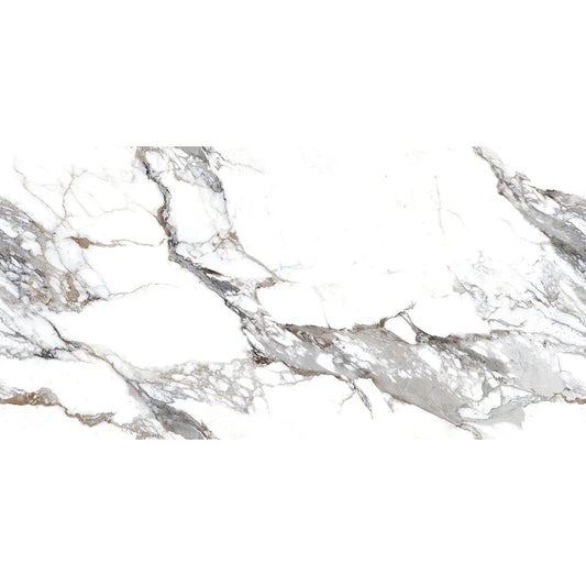 Calacatta Borghini | 60x120 Statuario Grey Carved Matt