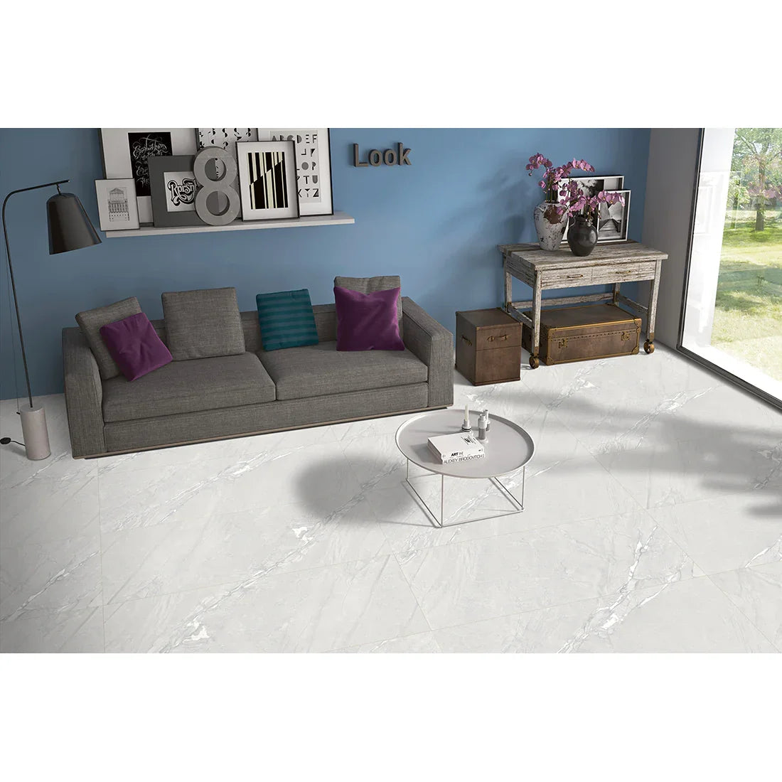 Cremona Bianco | 60x120 Artisan Carved Alabaster Matt