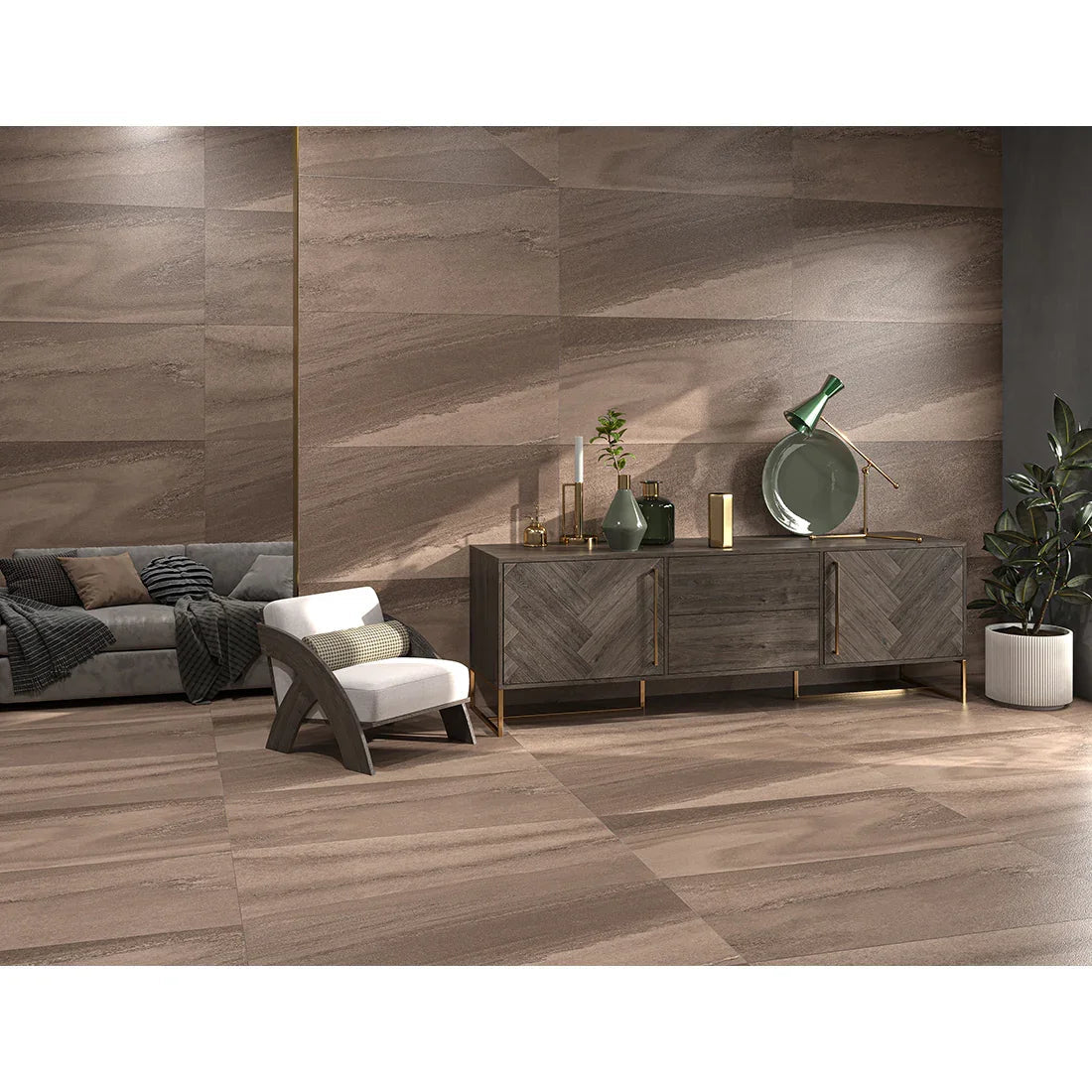 Dazzle Urbano | 60x120 Mocha Sugar Shimmer