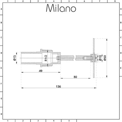 Milano 15mm Chrome Radiator Flow Diverter – Enhanced Thermal Efficiency