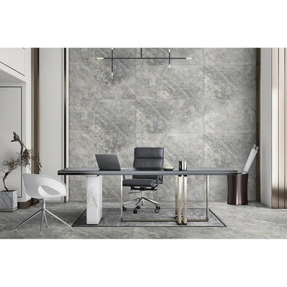 Flurry Grey | 60x120 Sculpted Ash Carved Matt