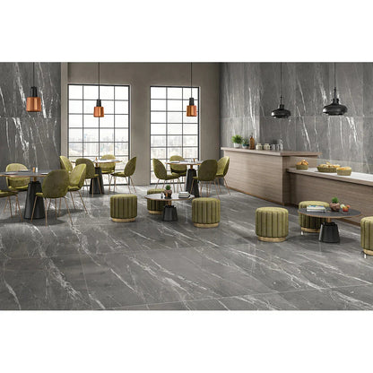 Gliss Smokey | 60x120 Artisan Carved Slate Matt