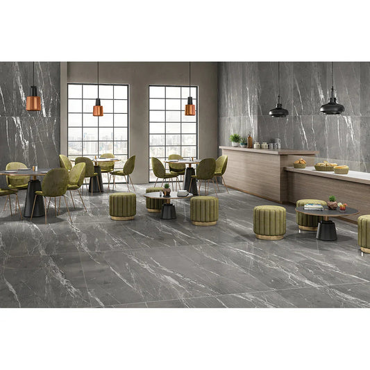 Gliss Smokey | 60x120 Artisan Carved Slate Matt