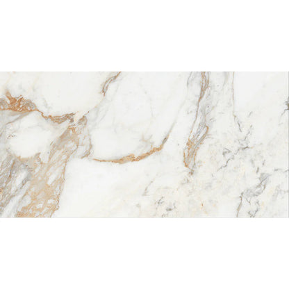Icon Gold | 60x120 Luminous White & Auric Polished
