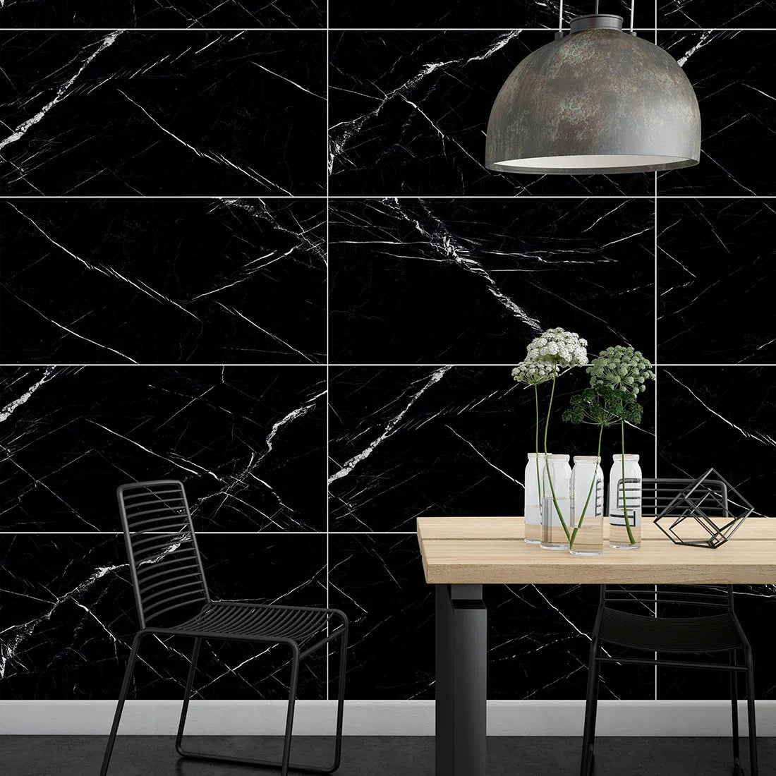 Marquina Grace | 60x120 Midnight Noir Polished