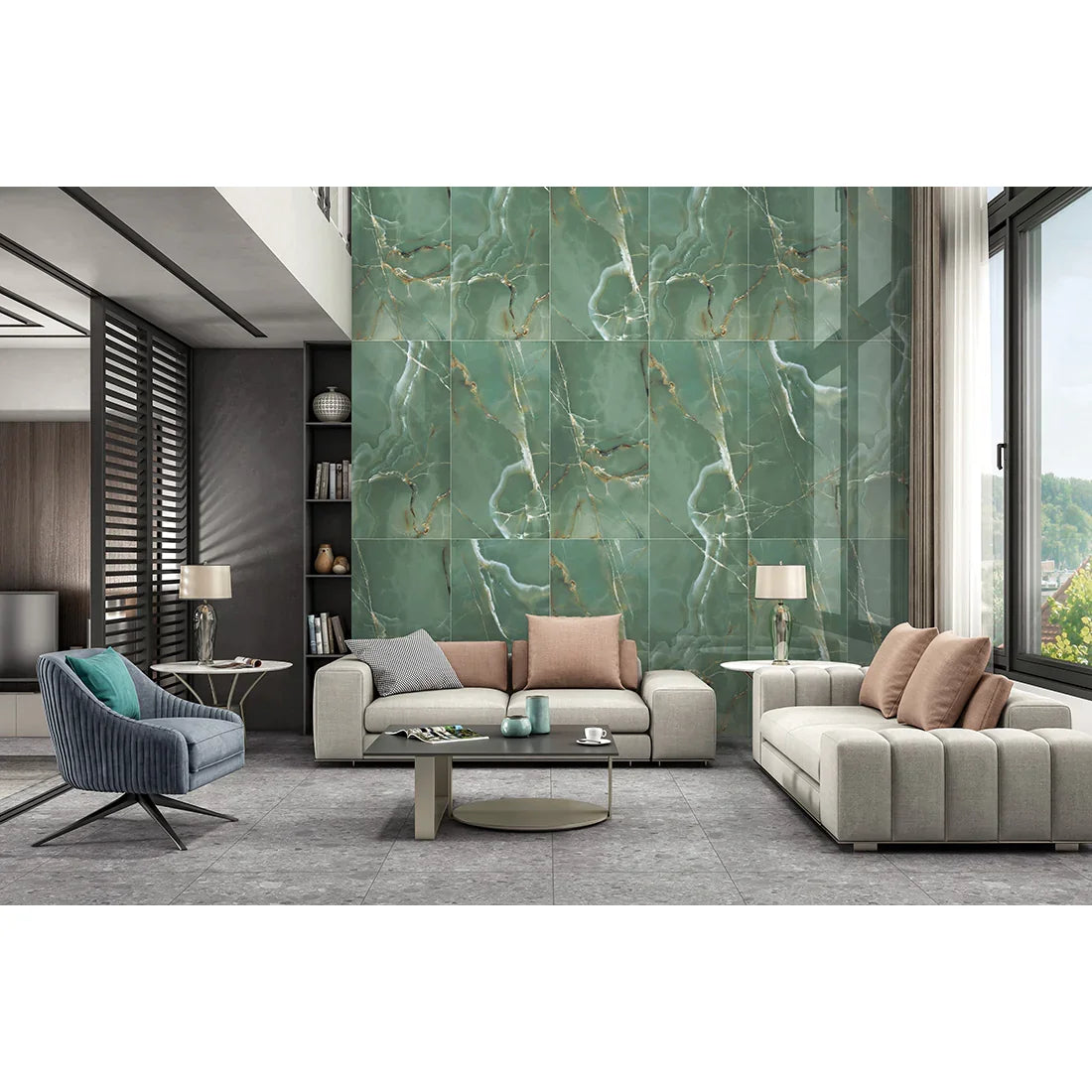 Onyx Prime | 60x120 Emerald Verde Polished