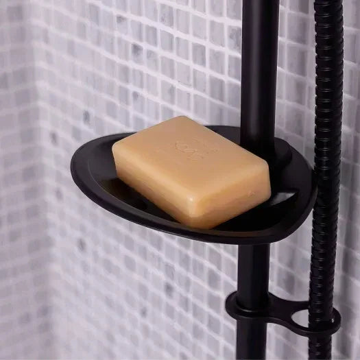 Matt Black Slide Rail Shower Kit – 3-Mode Handset & Adjustable Riser